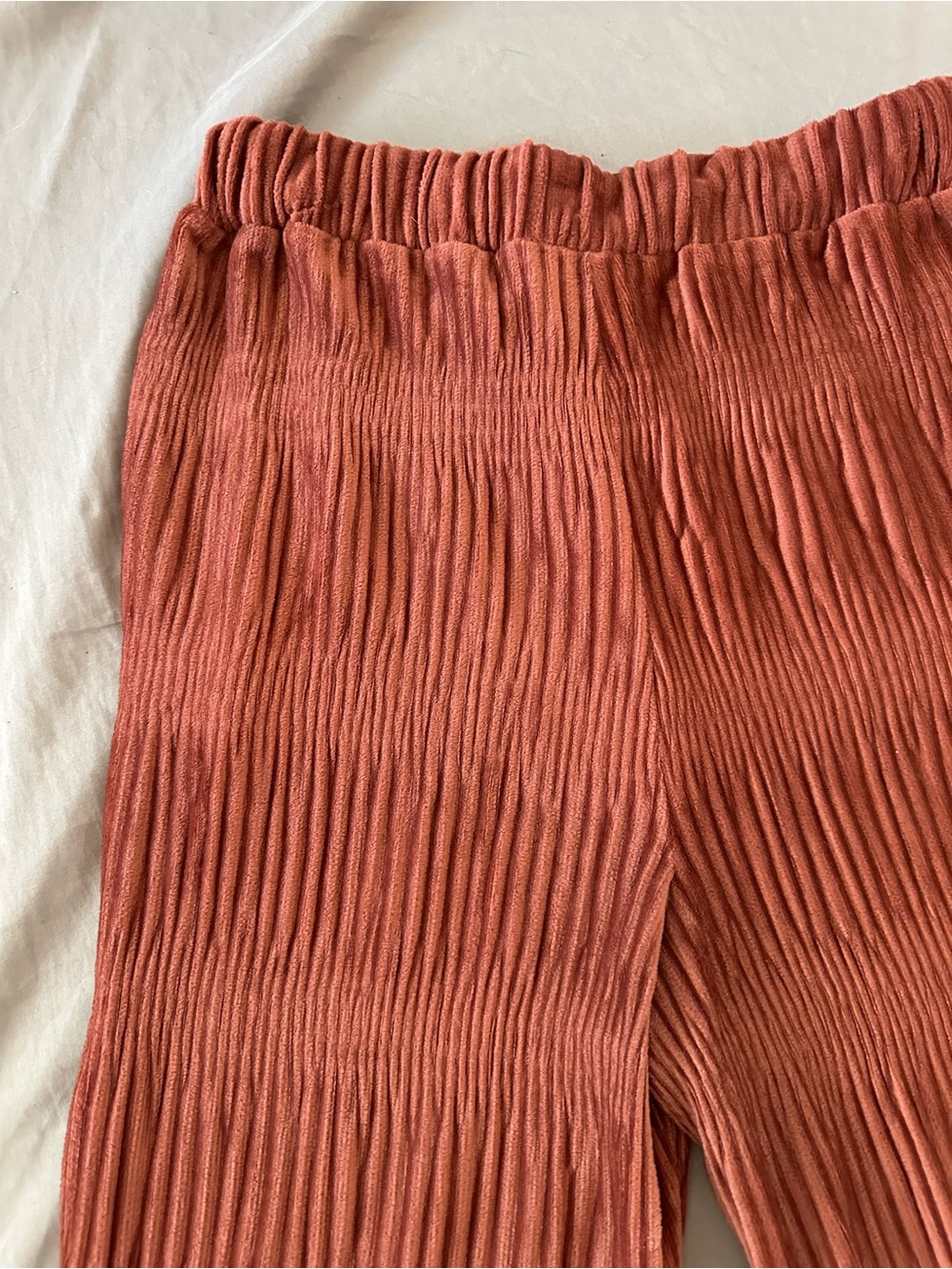 Very J Rust Ribbed Soft Pants - Picture 5 of 8